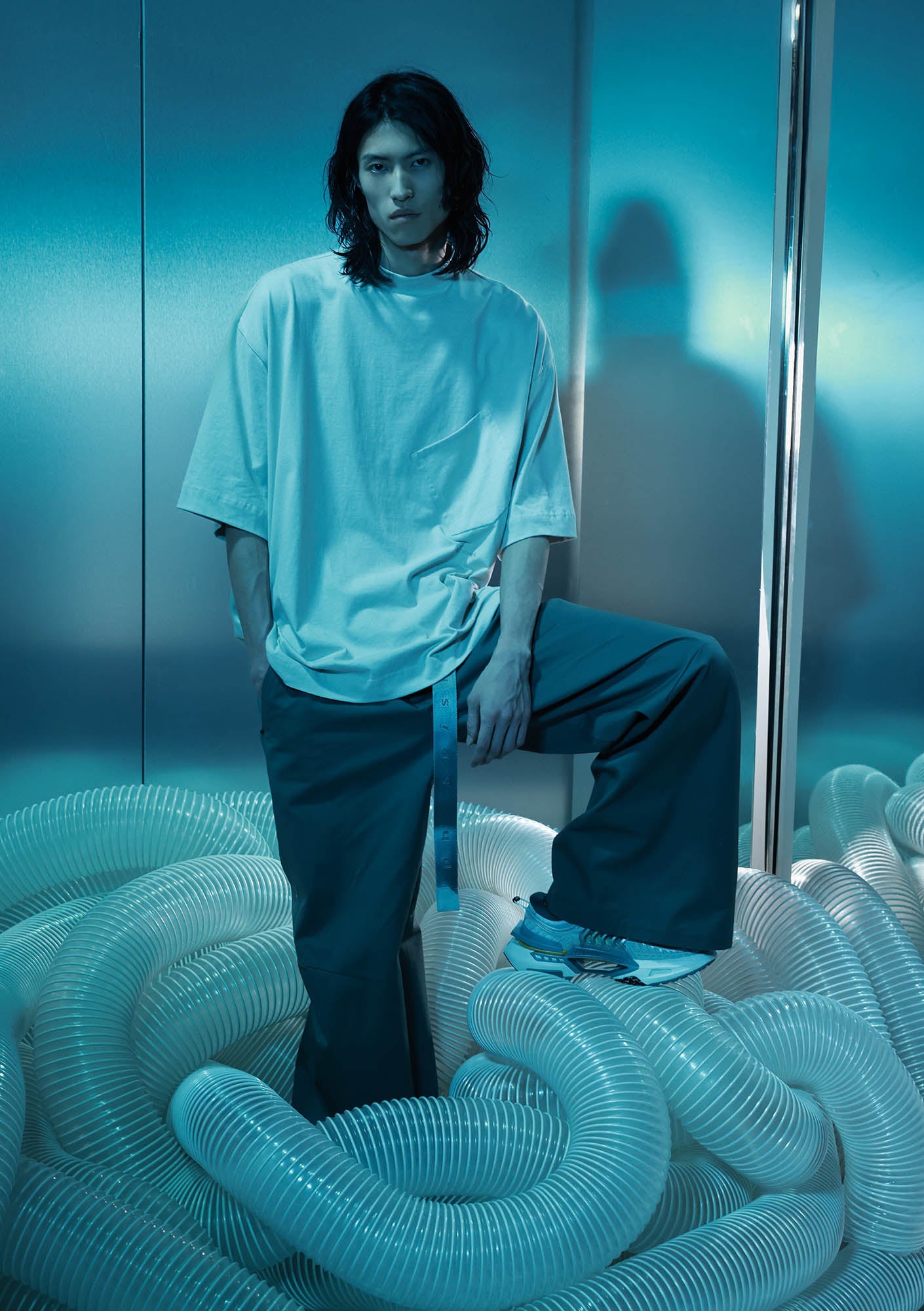 Angled Pocket Oversized T-Shirt