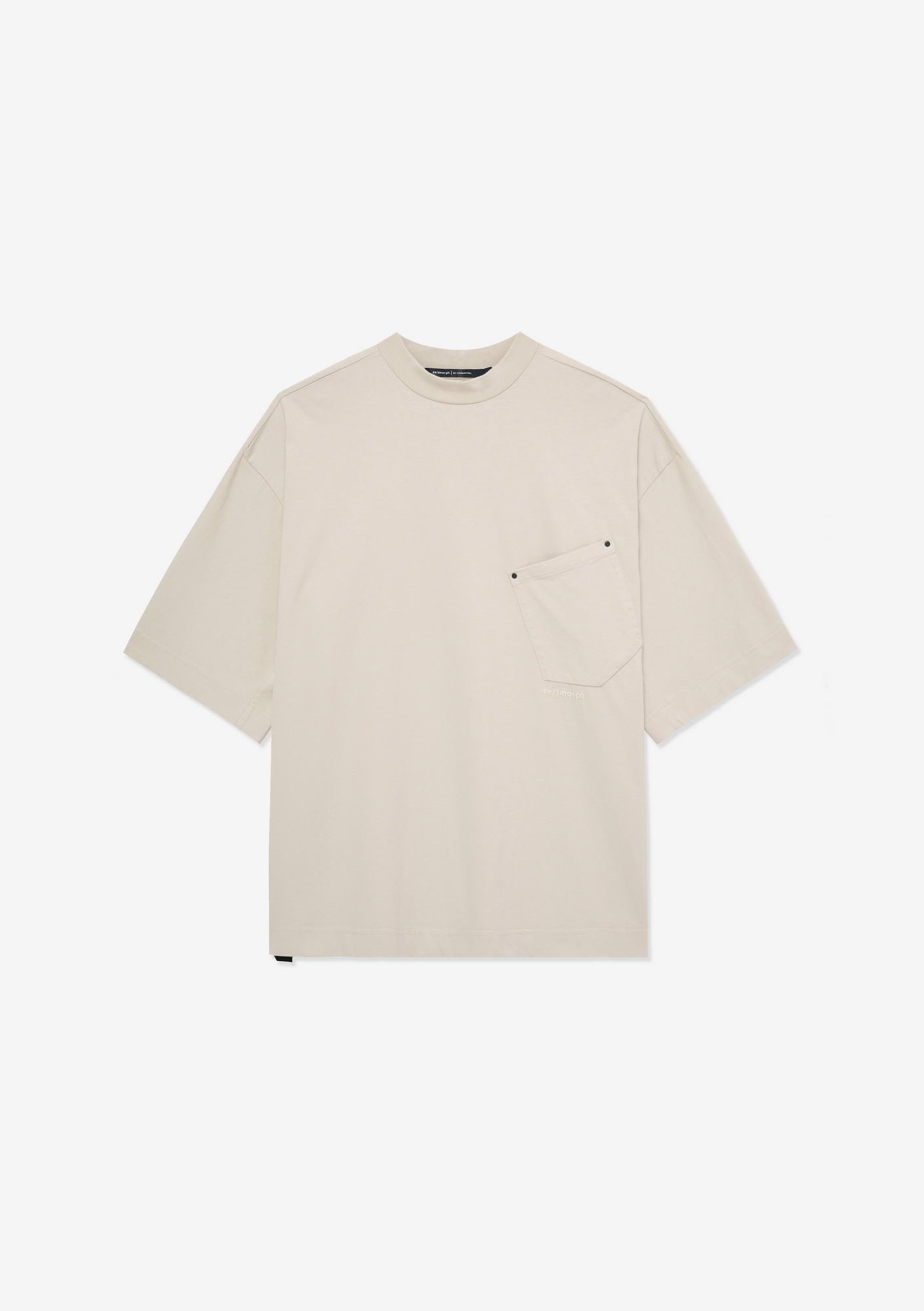 Angled Pocket Oversized T-Shirt Tm124