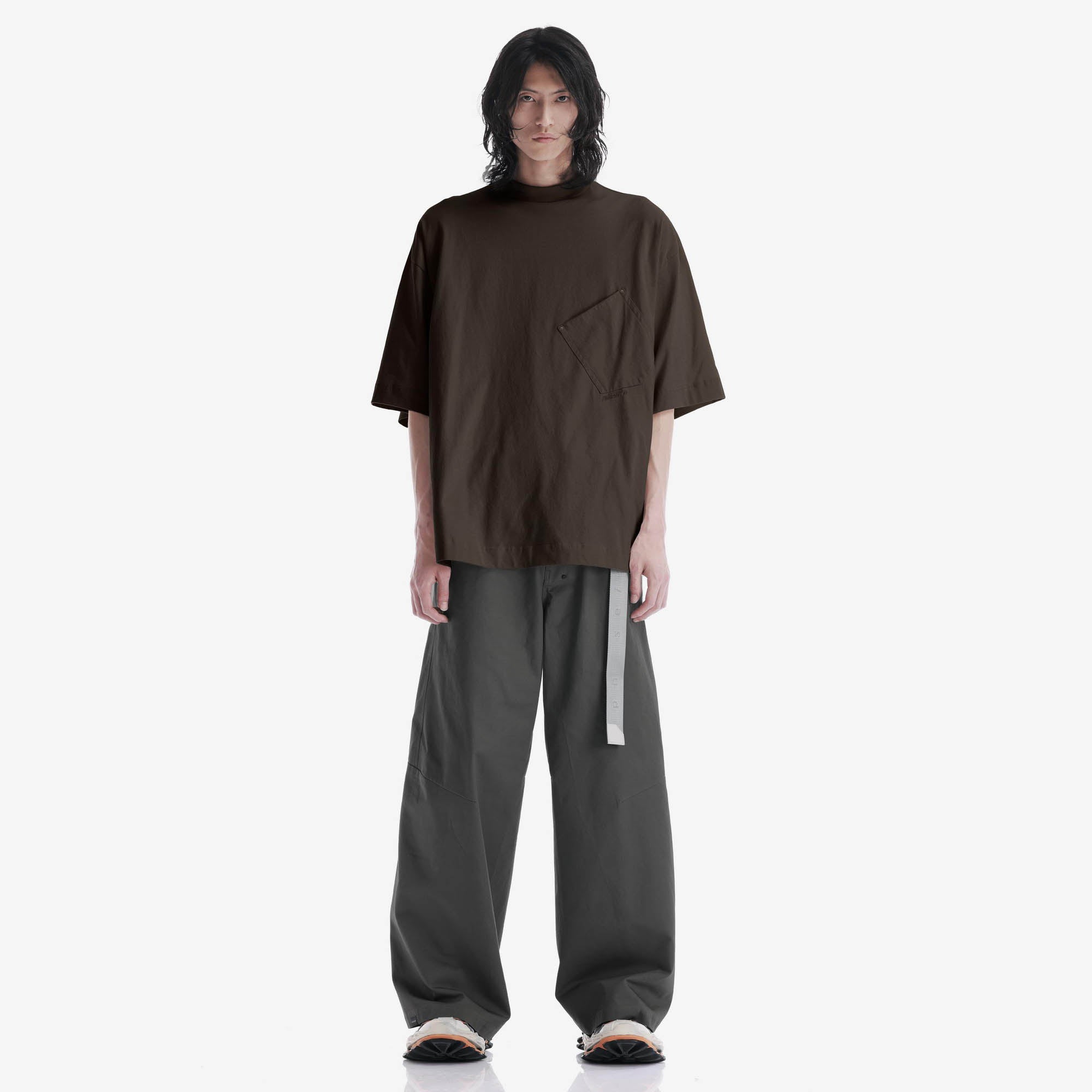Angled Pocket Oversized T-Shirt Tm124