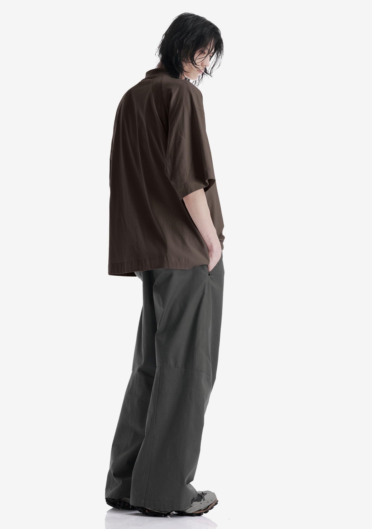 Angled Pocket Oversized T-Shirt Tm124