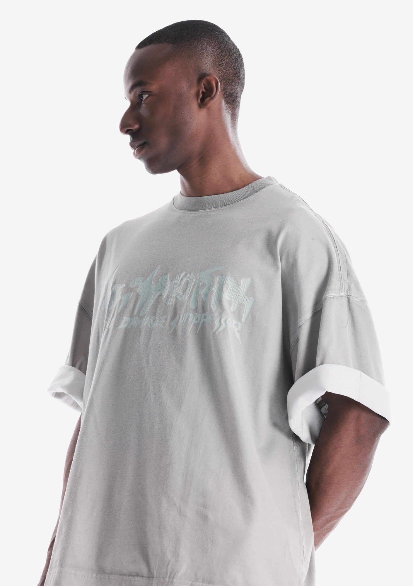 Basic Logo Loose Fit  T-Shirt Tm142