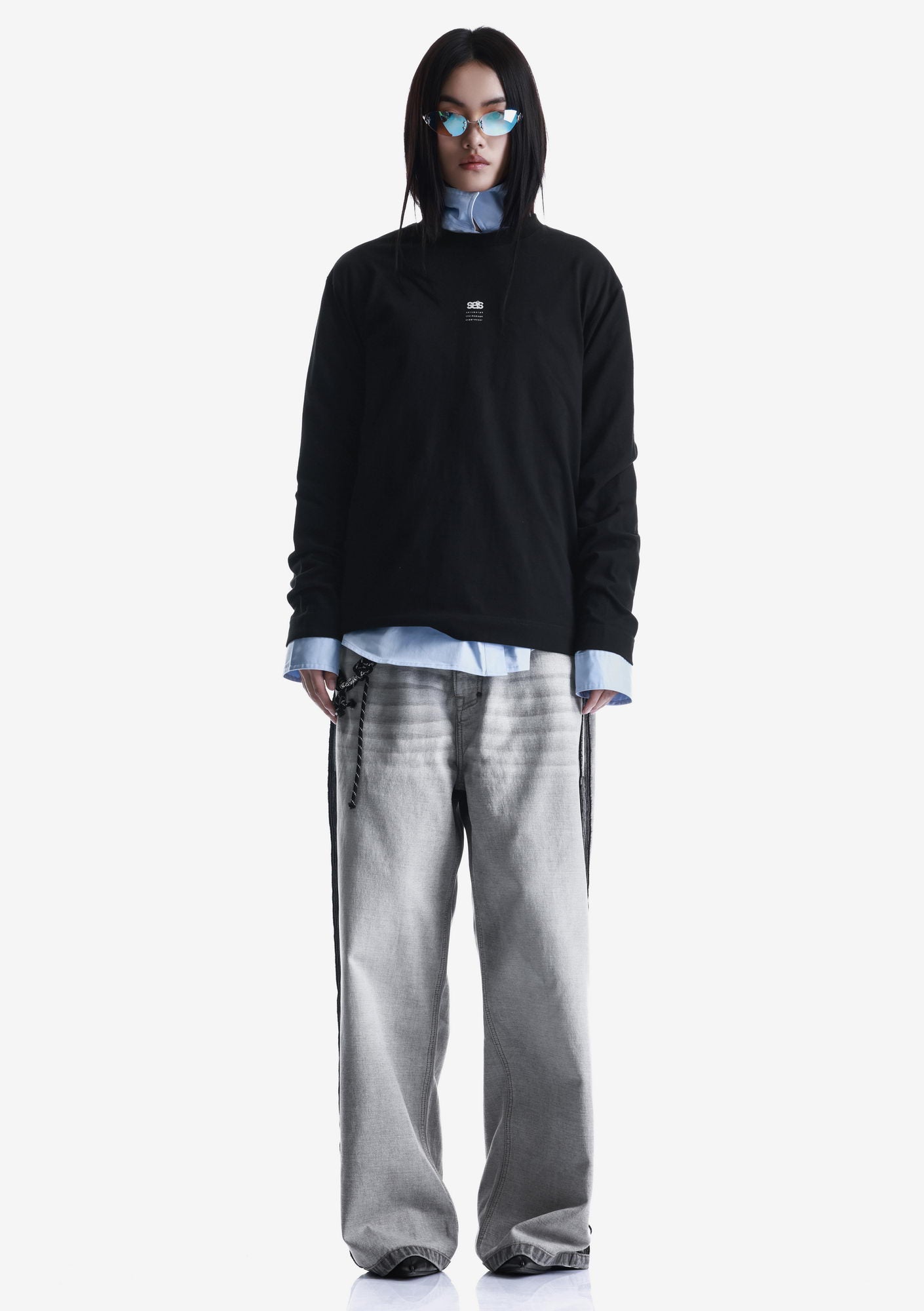 Tonal Logo Longsleeve T-Shirt Tu125
