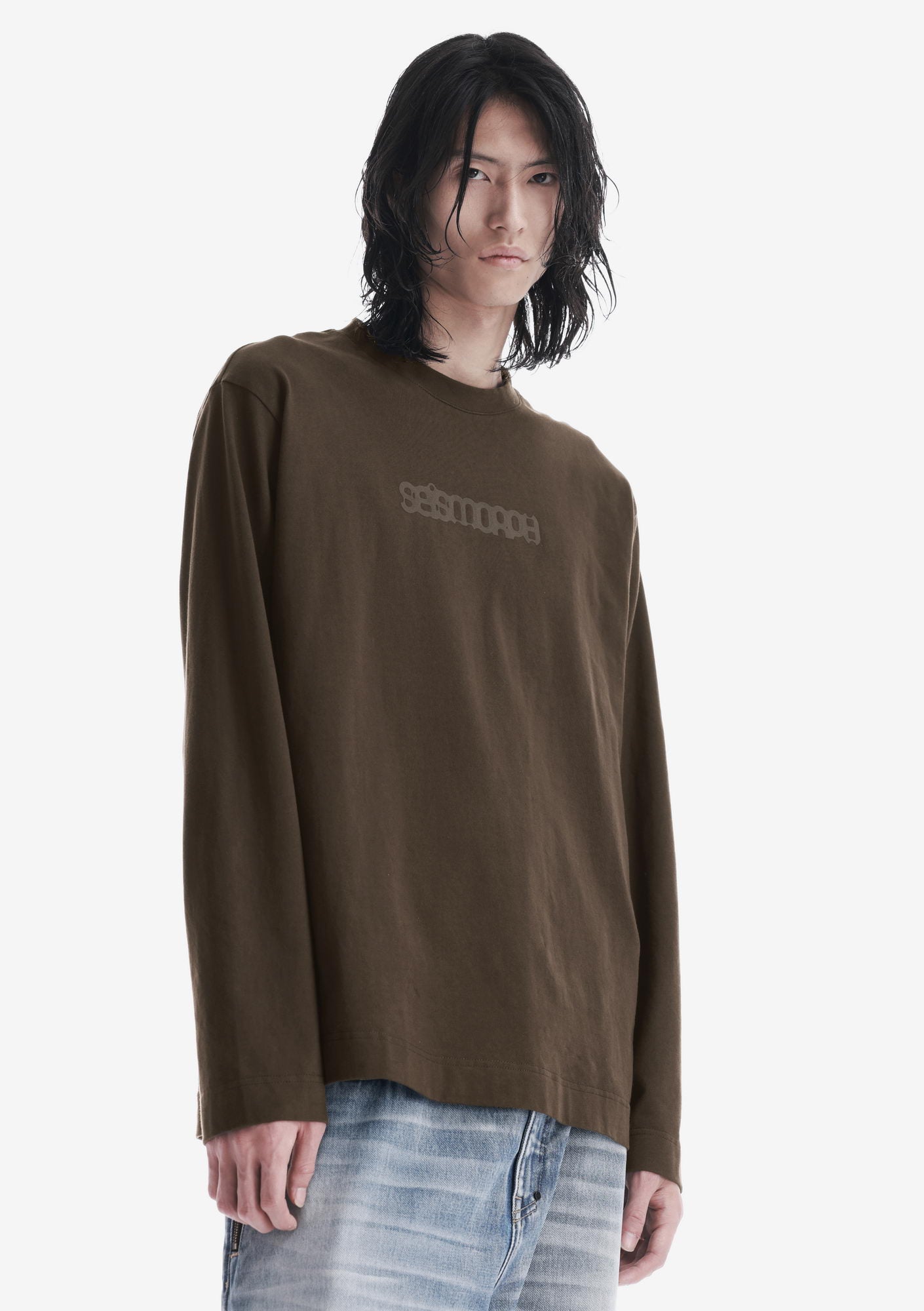 Tonal Logo Longsleeve T-Shirt Tu125