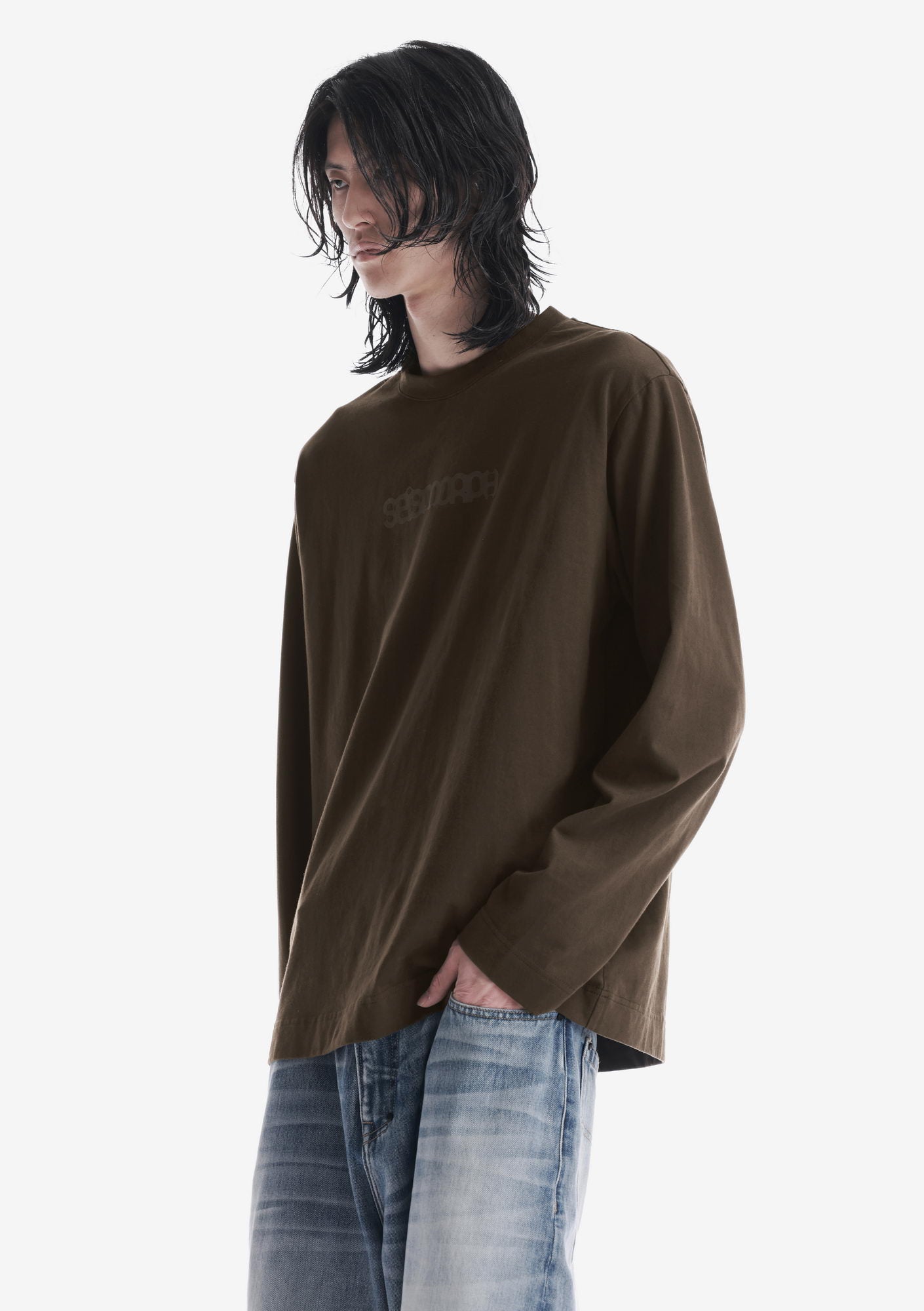 Tonal Logo Longsleeve T-Shirt Tu125
