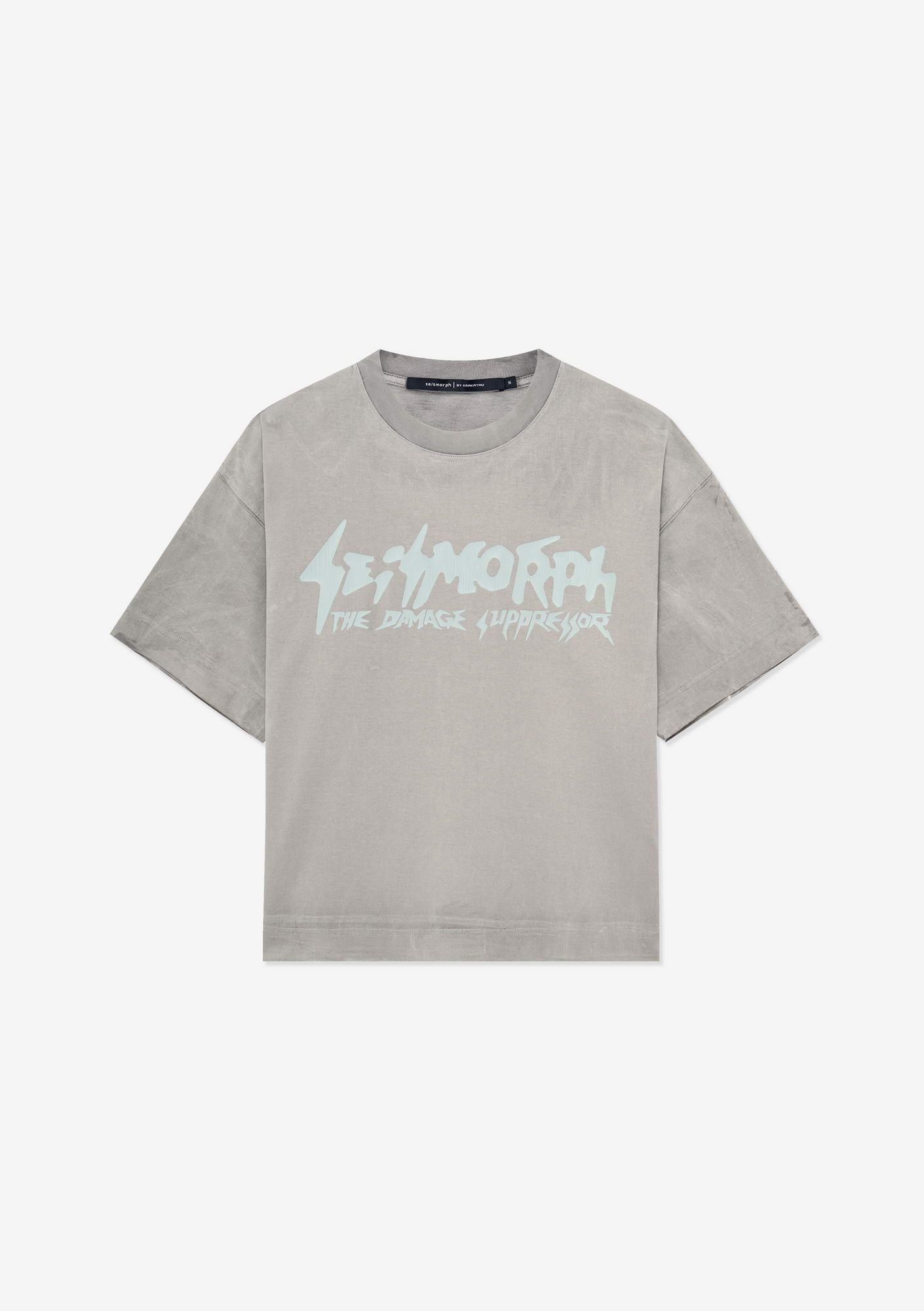 Cracked Logo Spray-Dyed T-Shirt Tw146