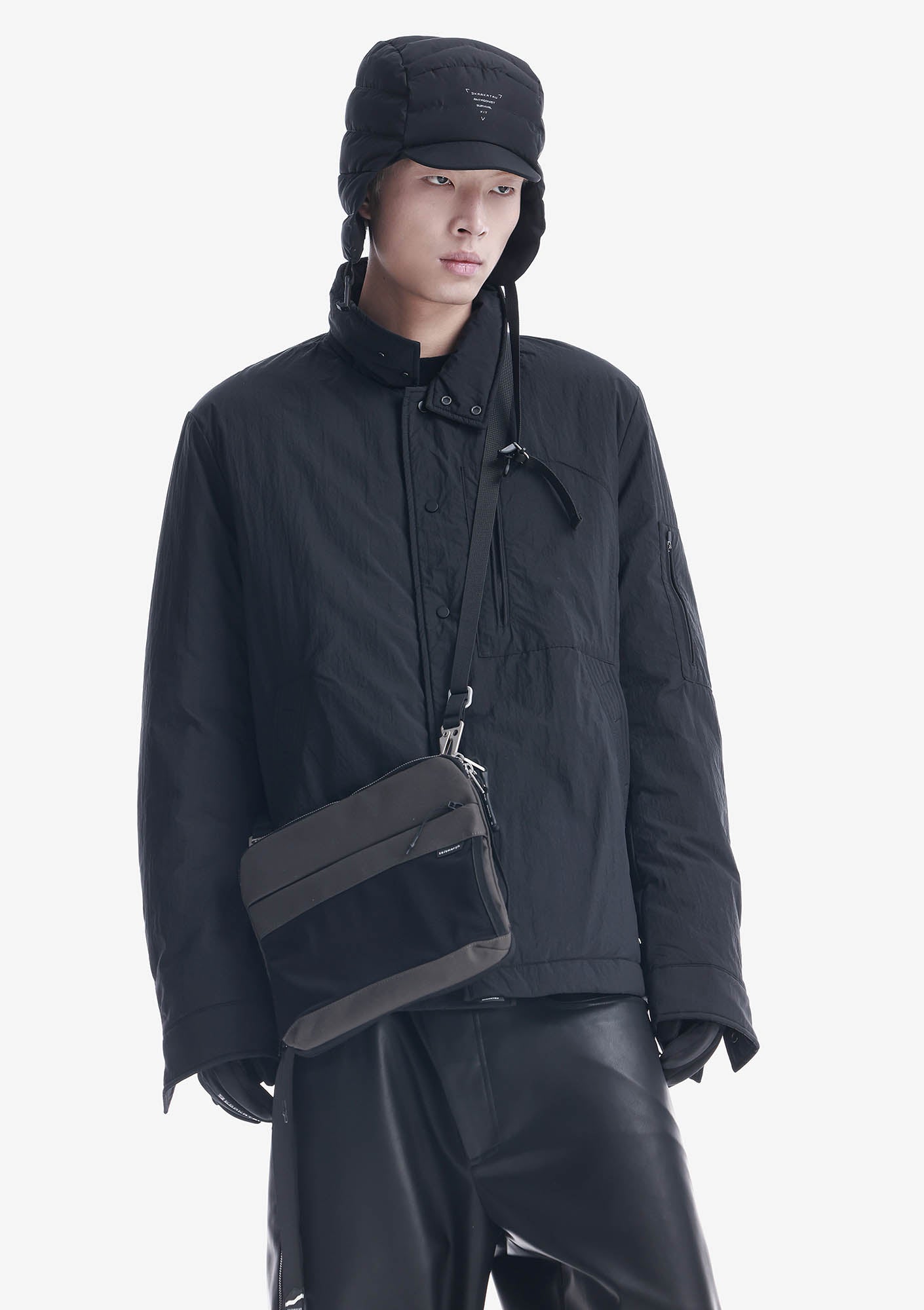 Erweiterbare Umhängetasche